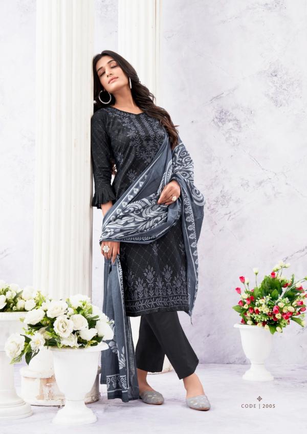 Keval Kafiya 2 Exclusive Wear Karachi Designer Print Cotton Dress Material